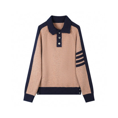 Unisex collared knit sweater THOM TREND