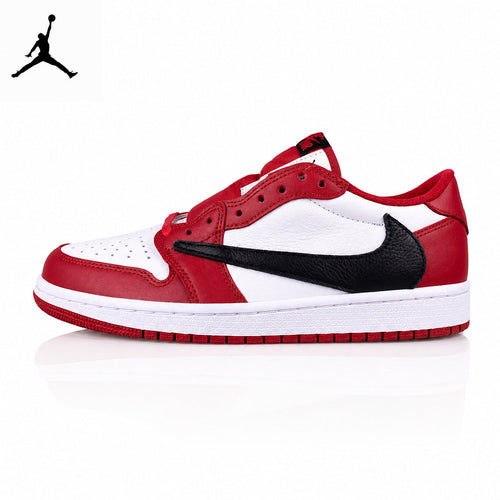 Air Jordan 1 Low Chicago White/Red Unisex Sneakers DM7866-101 main product view