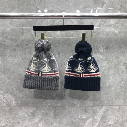 2025SS  Fair Isle hat THOM TREND