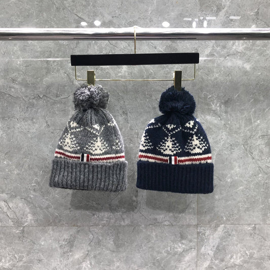 2025SS  Fair Isle hat THOM TREND