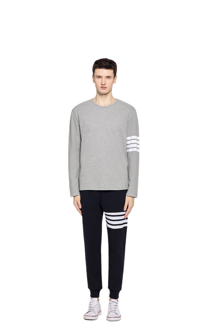2025SS Four-bar classic long-sleeved T-shirt THOM TREND