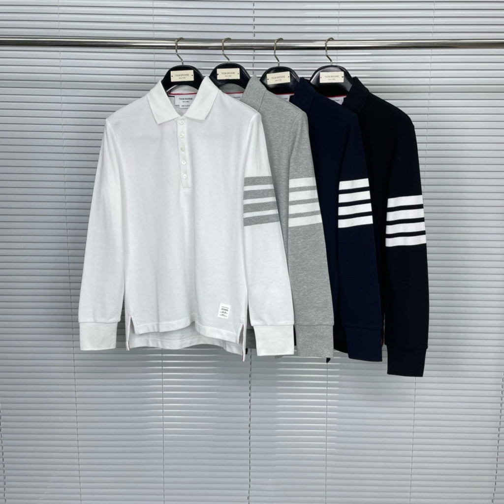 long-sleeved T-shirt by Thom Browne, product detail view