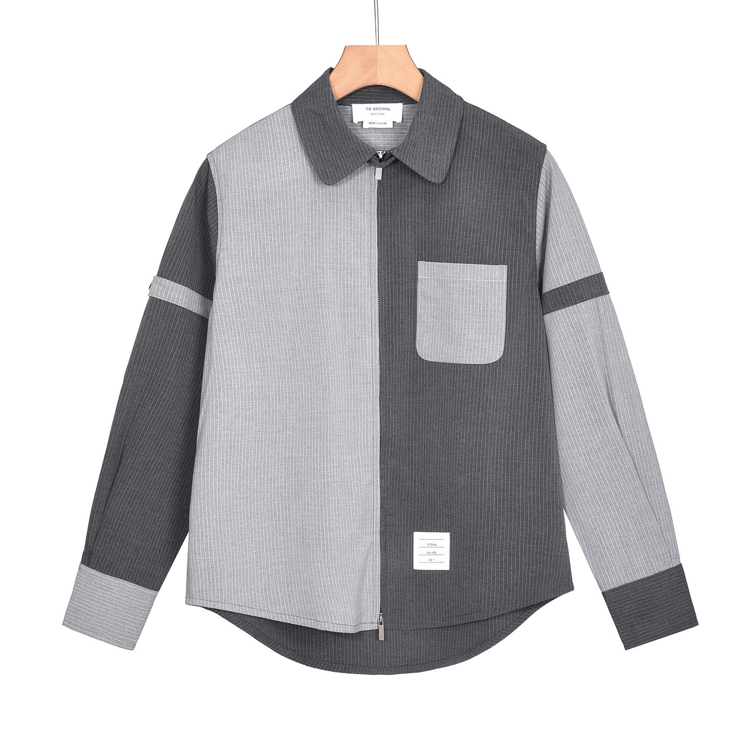 2025SSS color-block shirt jacket THOM TREND