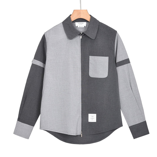 2025SSS color-block shirt jacket THOM TREND