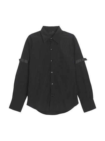 2025SSS Double sleeve patch shirt THOM TREND