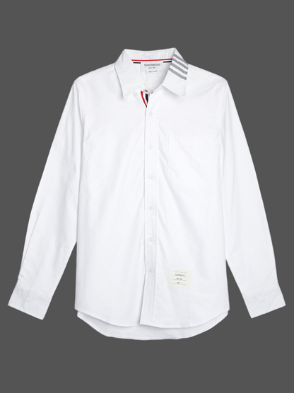 2025SSS Striped shirt with collar THOM TREND