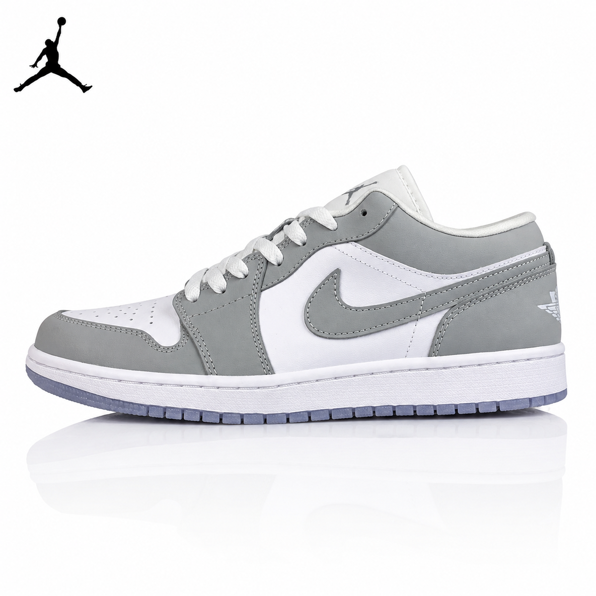 Air Jordan 1 Low Fog Grey Unisex Sneakers DC0774-105 main product view