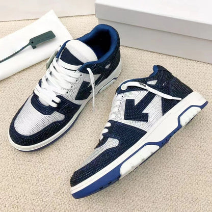 OFF-Whlte Full diamond Sports shoes#11 4-Bar