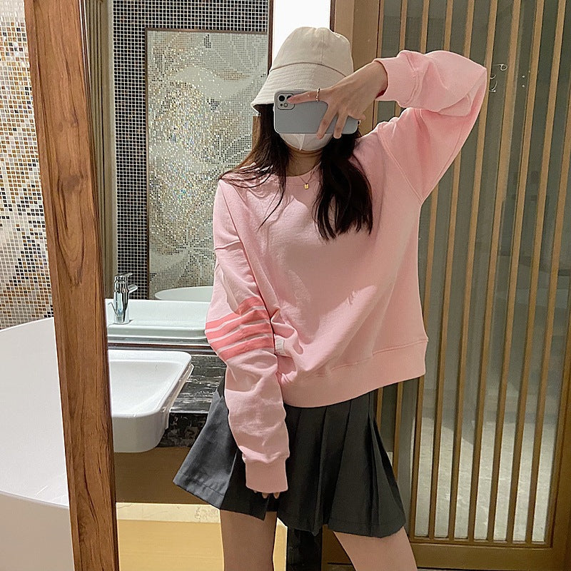 2025SS  Pink sweatshirt THOM TREND