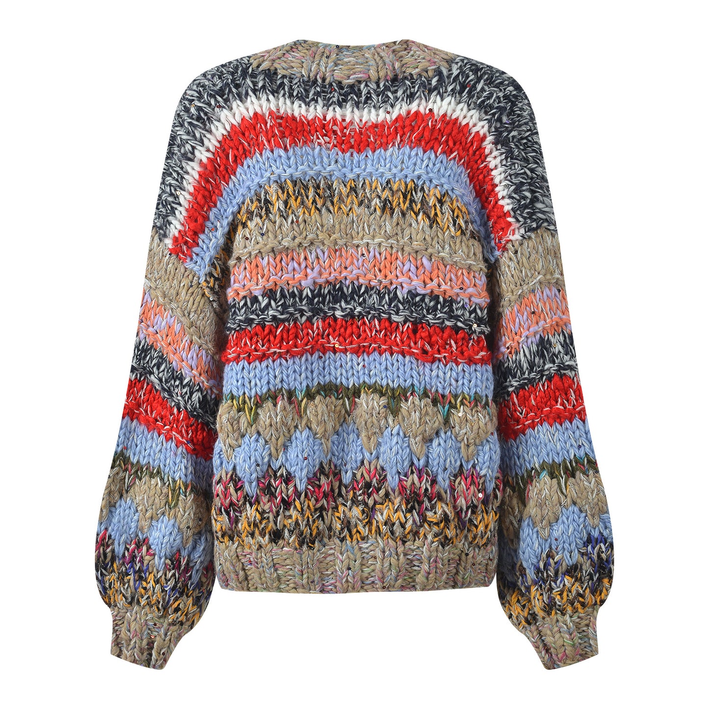 2025SS Chunky knit sweater jacket