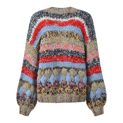 2025SS Chunky knit sweater jacket