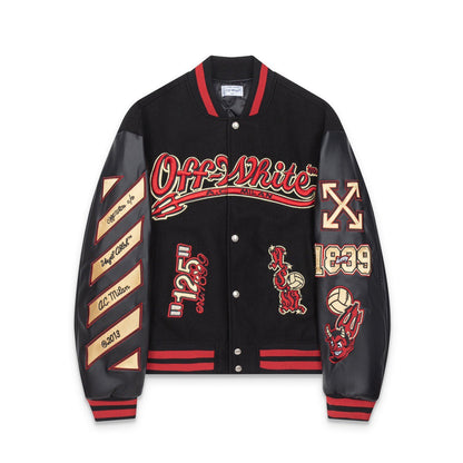 Embroidered Varsity Jacket Light Luxury Station