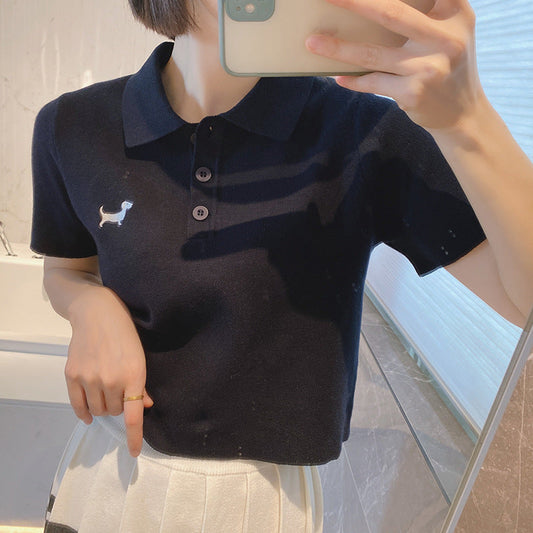 POLO collar short-sleeved T-shirt THOM TREND