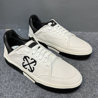 OFF-Whlte Canvas Sports shoes#23 4-Bar