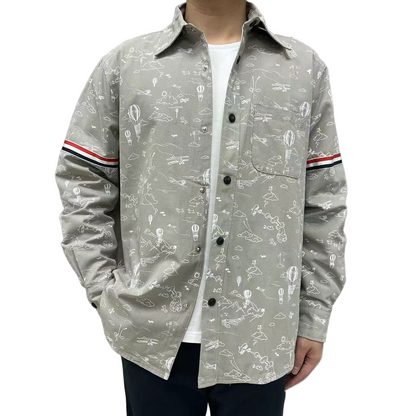 2025SS printed shirt THOM TREND