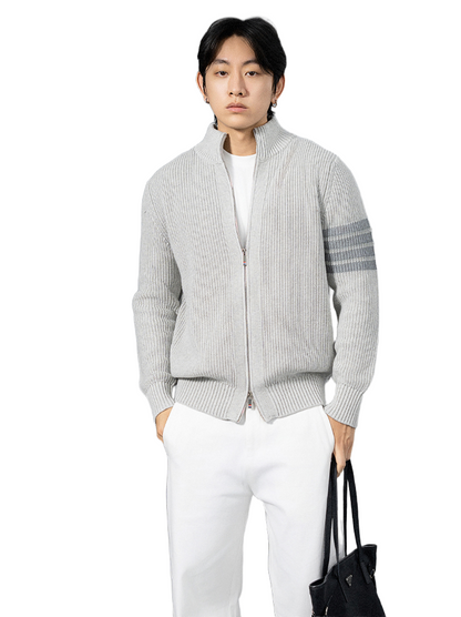2025SS Stand collar cardigan THOM TREND