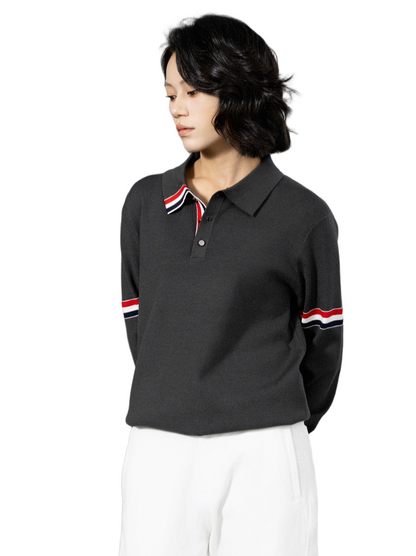 2025SS Unisex lapel sweater THOM TREND