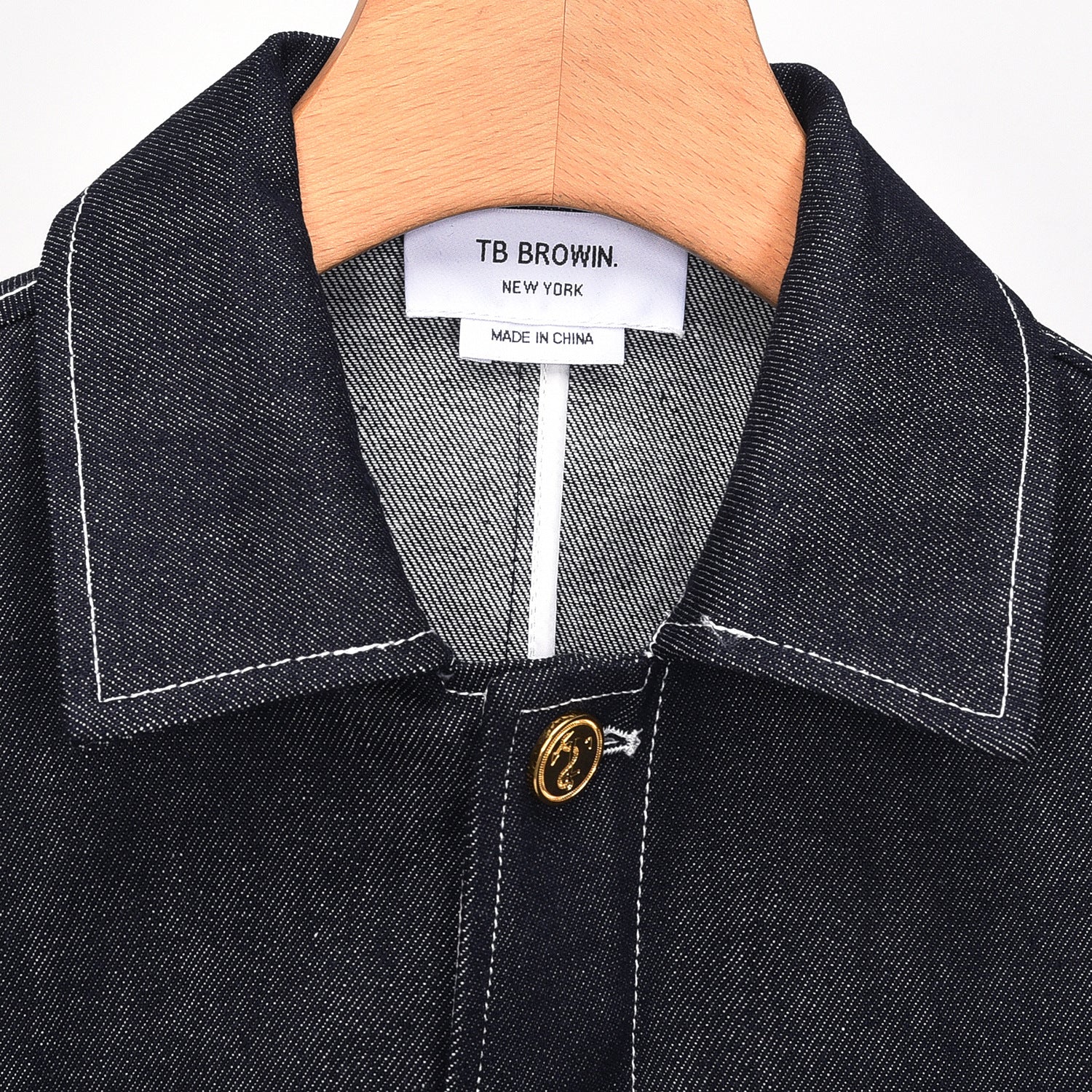 2025SS denim lapel jacket THOM TREND