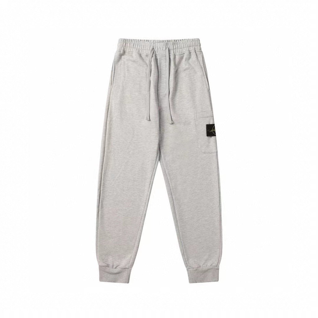 Stone Island Badge Sweatpants — Unisex Tapered Fit