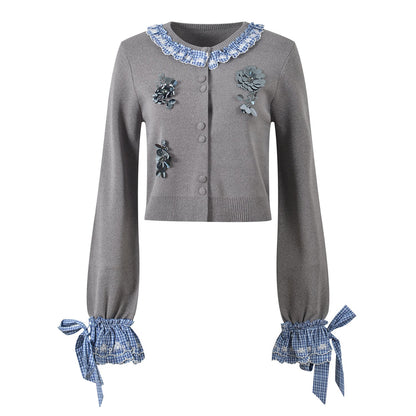 2025SS Bow cuff cardigan THOM TREND