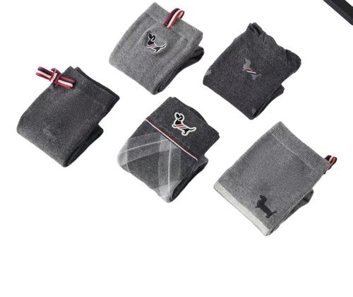 2025SS Dog charm embroidered socks THOM TREND