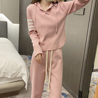 2025SS Hooded long-sleeved set THOM TREND
