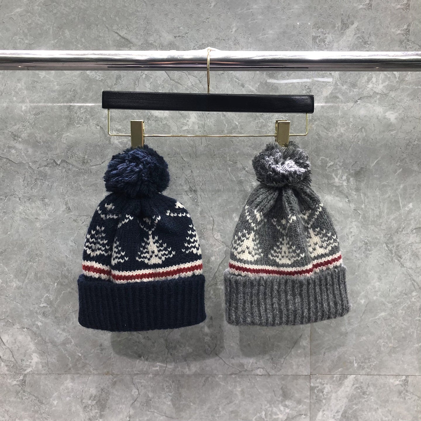 2025SS  Fair Isle hat THOM TREND