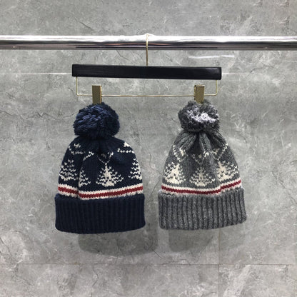 2025SS  Fair Isle hat THOM TREND