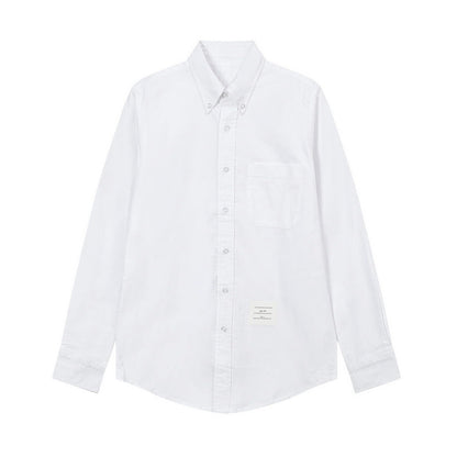 White shirt with webbing cuffs THOM TREND