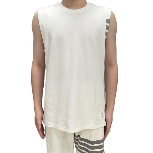 Unisex Hollow Mesh Sleeveless T-Shirt（副本） THOM TREND