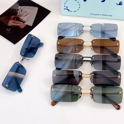 OFF-Whlte Arrow logo sunglasses#096 4-Bar