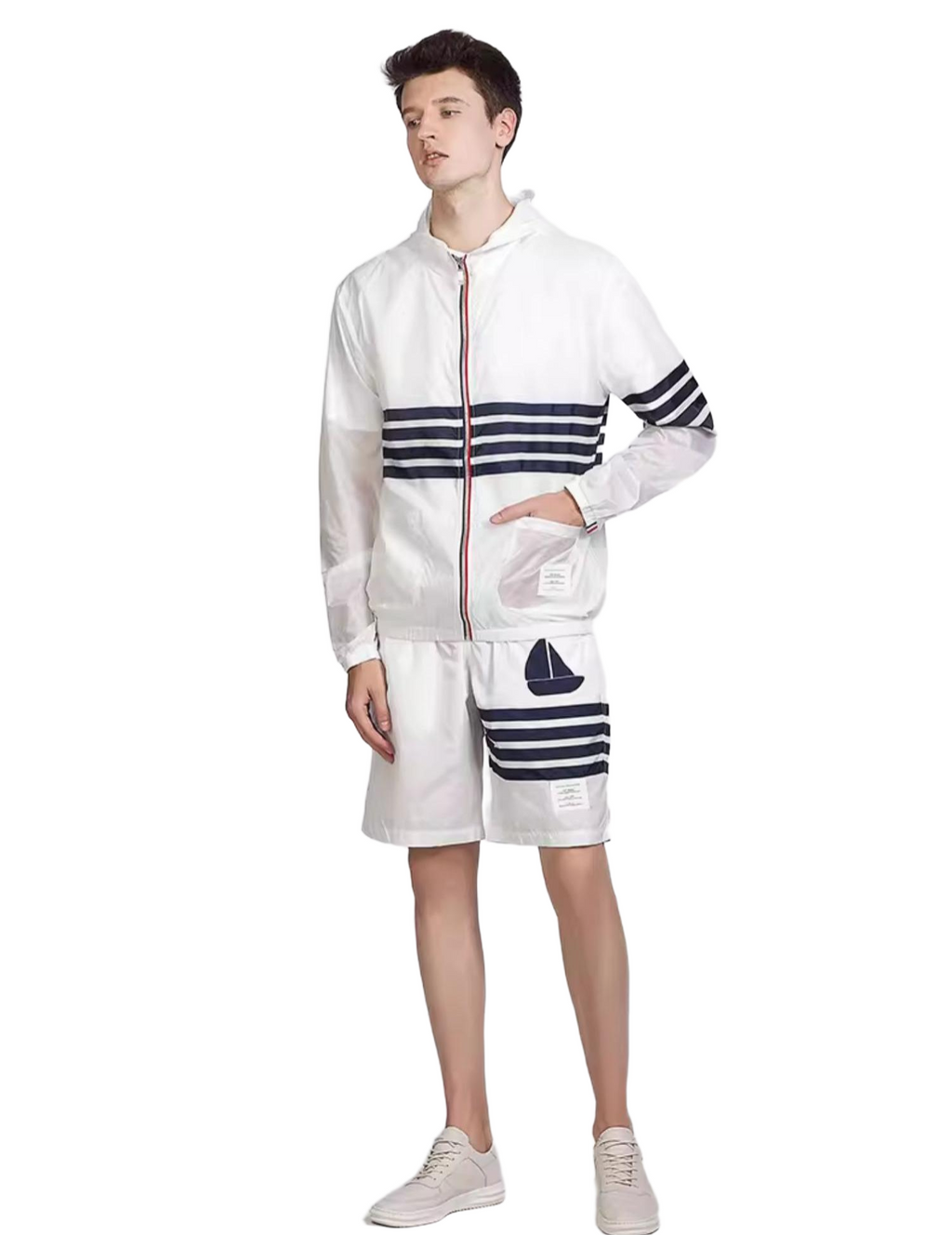 Thom Browne Style Men's Sailing Shorts - Image 6