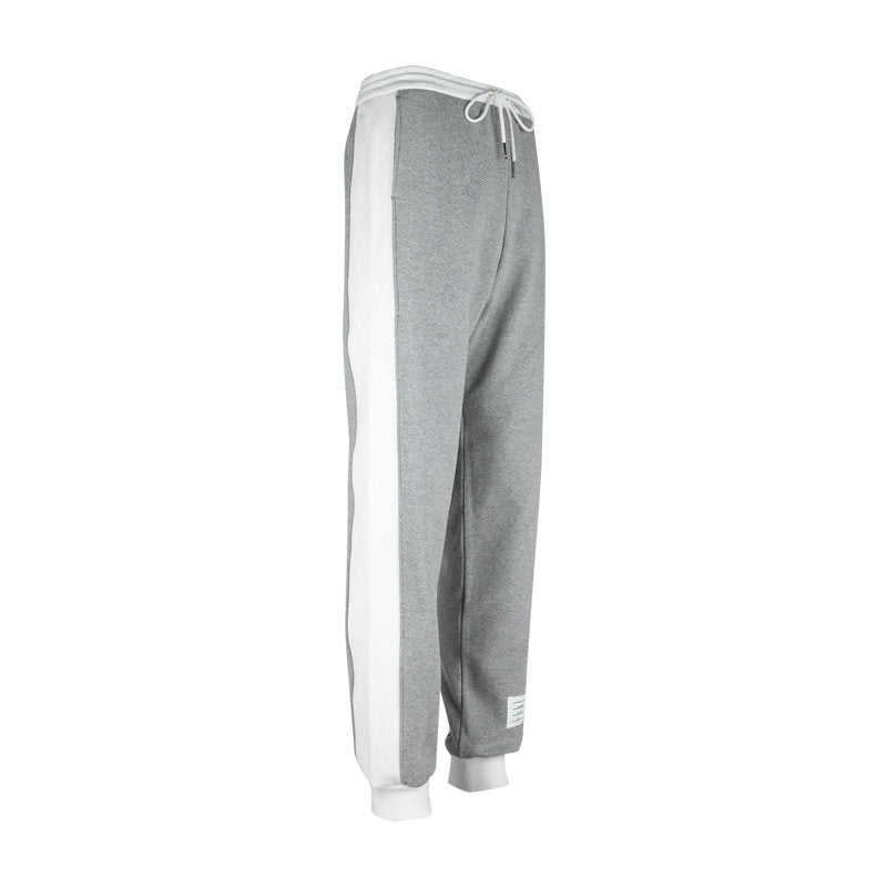Colorblock Four-Bar Sweatpants THOM TREND