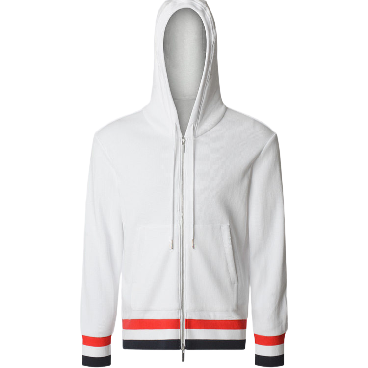 Unisex sweatshirts by Thom Browne, garment detail view