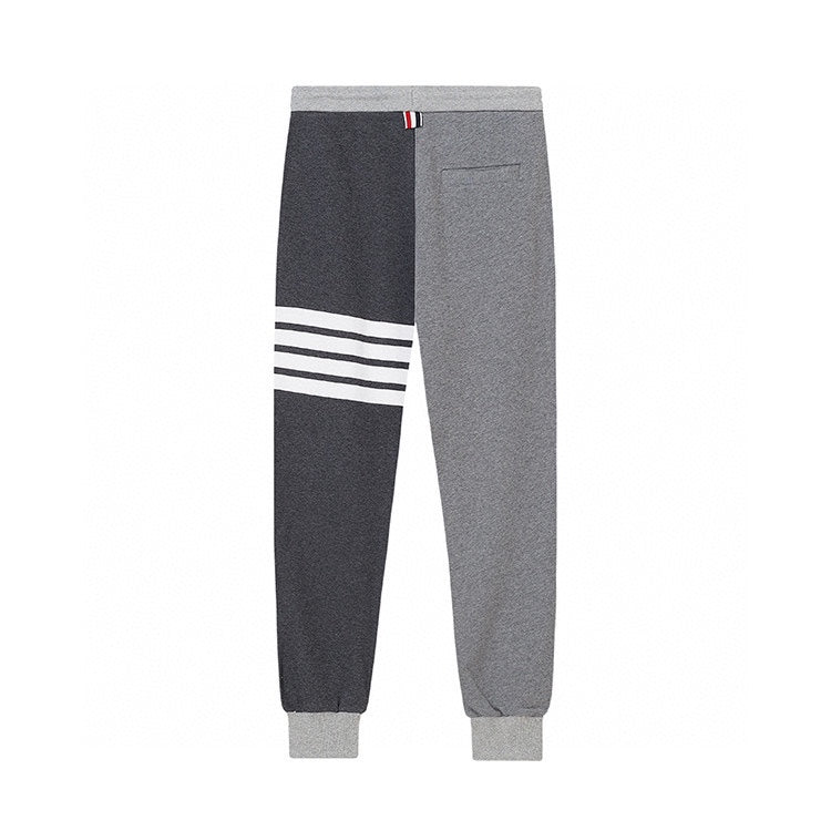 Thom Browne Style Color - blocked sweatpants with Signature Four-Bar Detail - Image 2