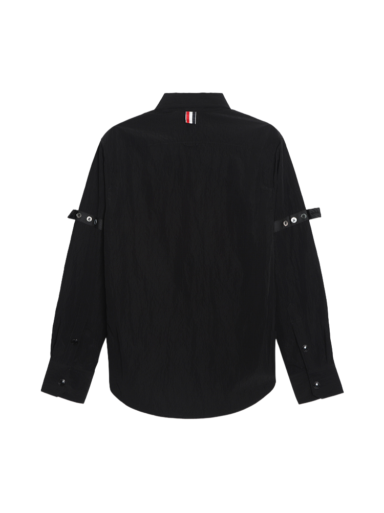 2025SSS Double sleeve patch shirt THOM TREND