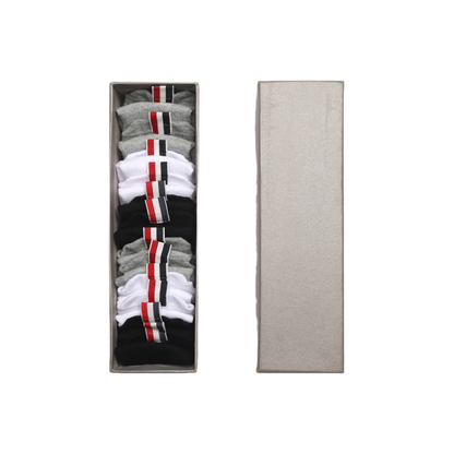 Solid color thin boat socks THOM TREND