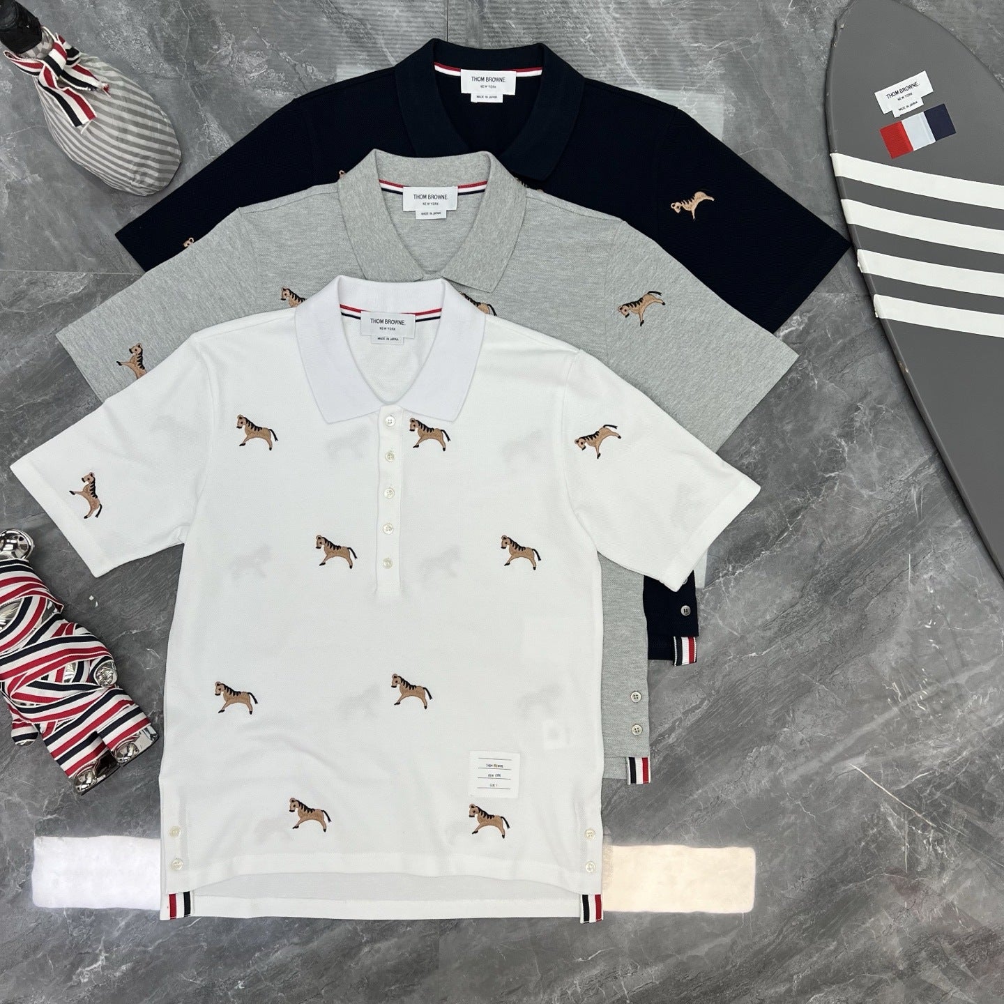 Sleeve Tape Turndown Polo Shirt – Unisex 2026（副本） THOM TREND
