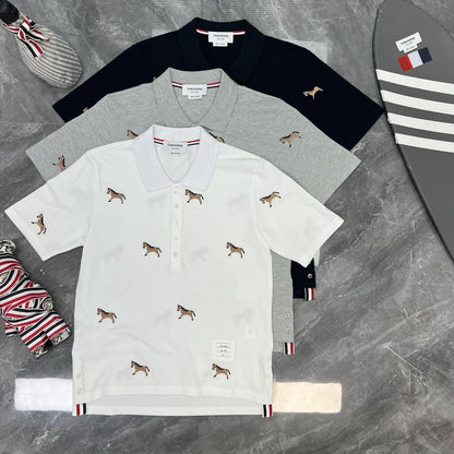 Sleeve Tape Turndown Polo Shirt – Unisex 2026（副本） THOM TREND