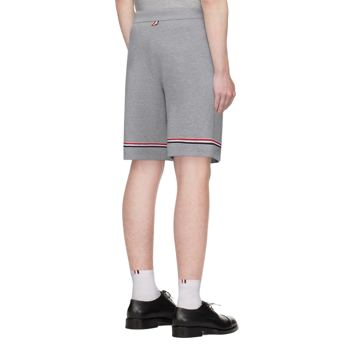 Thom Browne Style Tricolor ribbon unisex shorts - Image 5