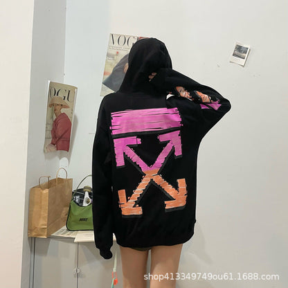 OFF Crewneck Sweatshirt Light Luxury Station