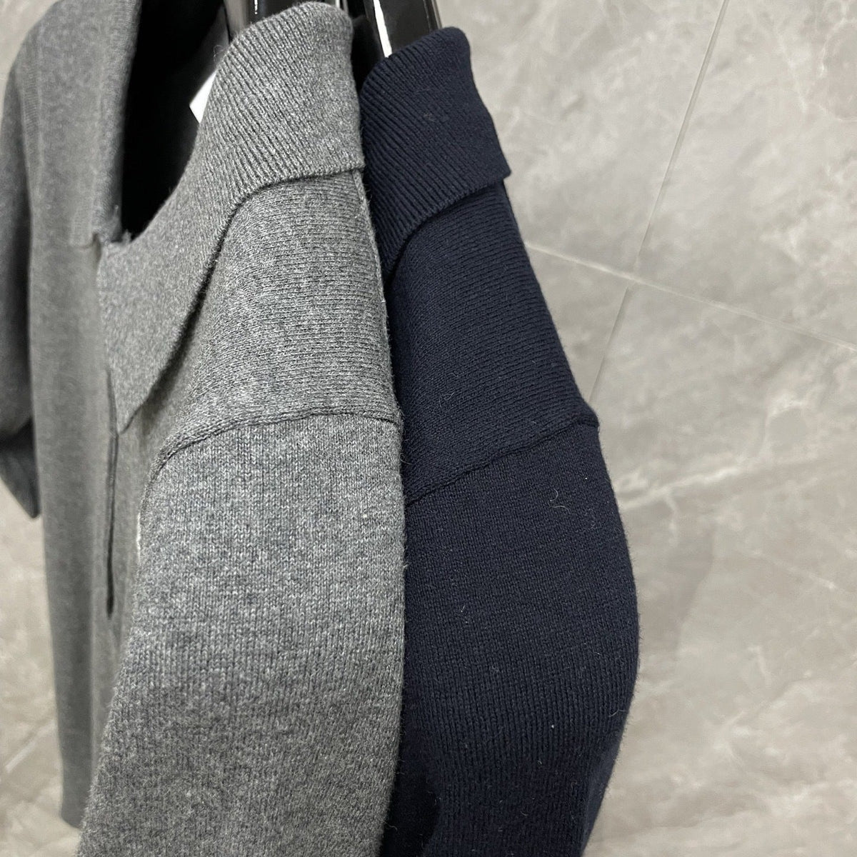Tennis Racket Jacquard Polo Shirt by Thom Browne, product detail view