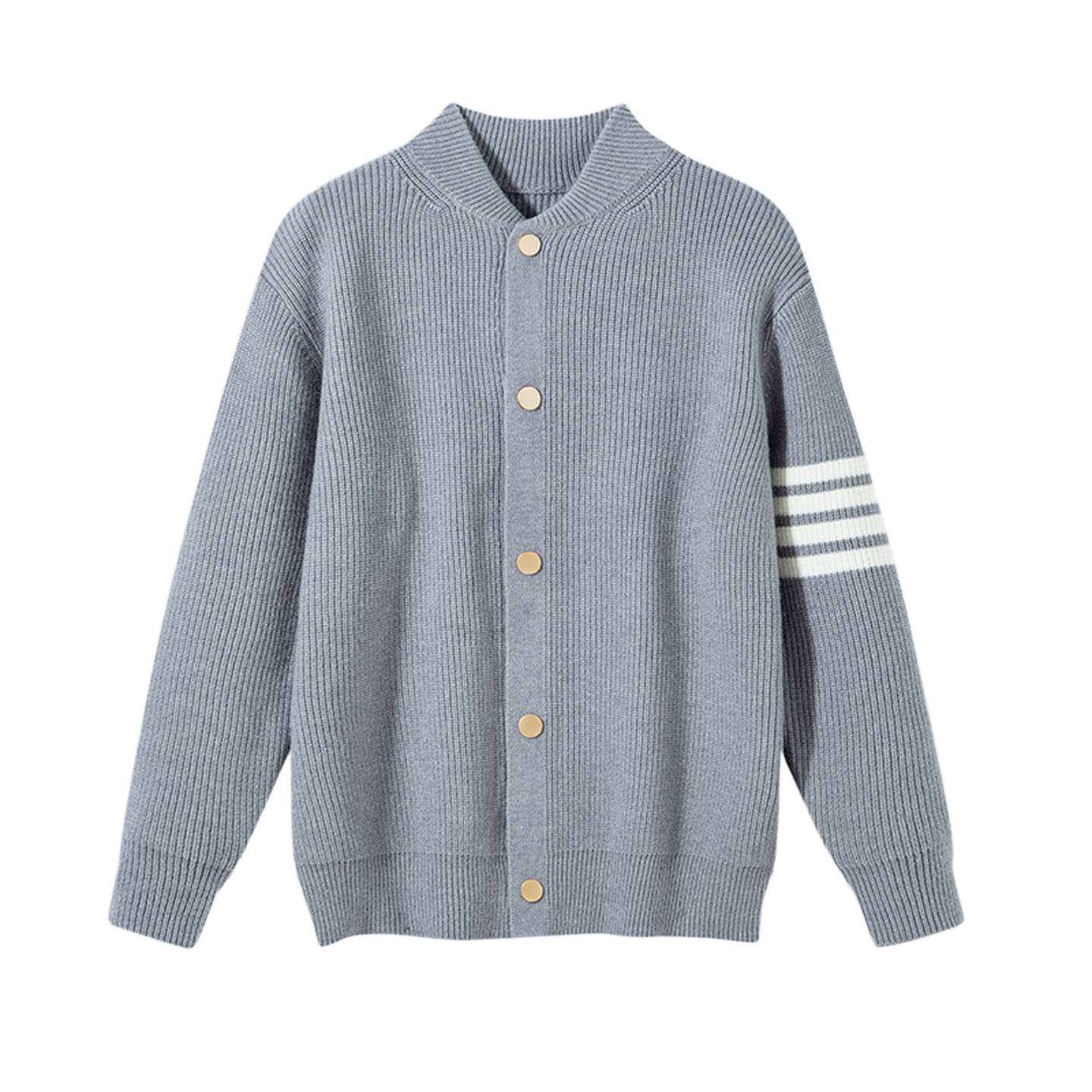 single-breasted knit sweater THOM TREND