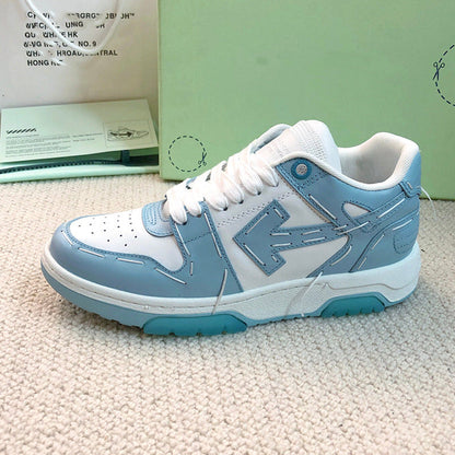 OFF-Whlte Arrow logo leather Sports shoes#18 4-Bar