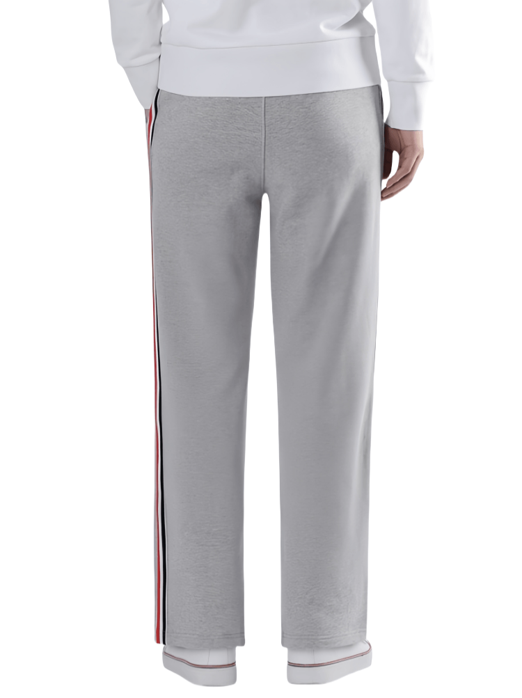 Thom Browne Style Unisex side Side-Stripe loose straight trousers - Image 5