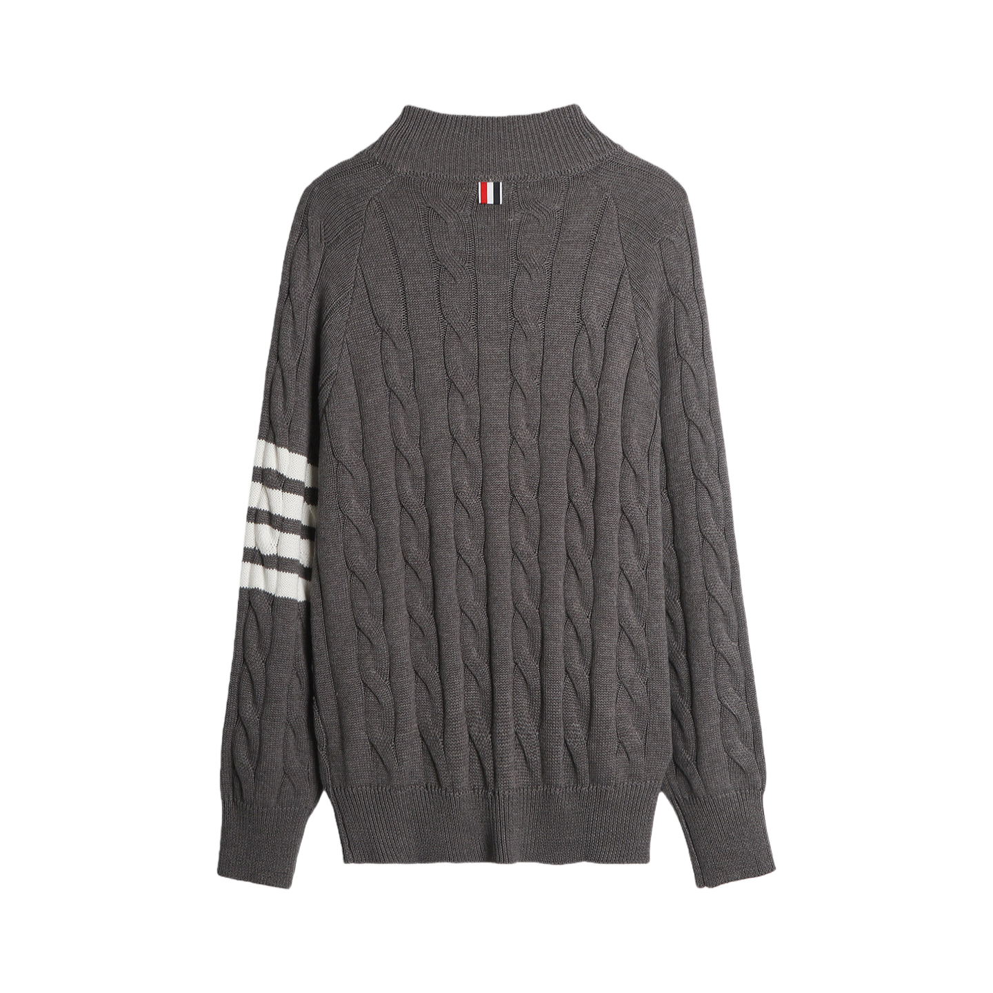 2025SS Cable knit zippered cardigan THOM TREND