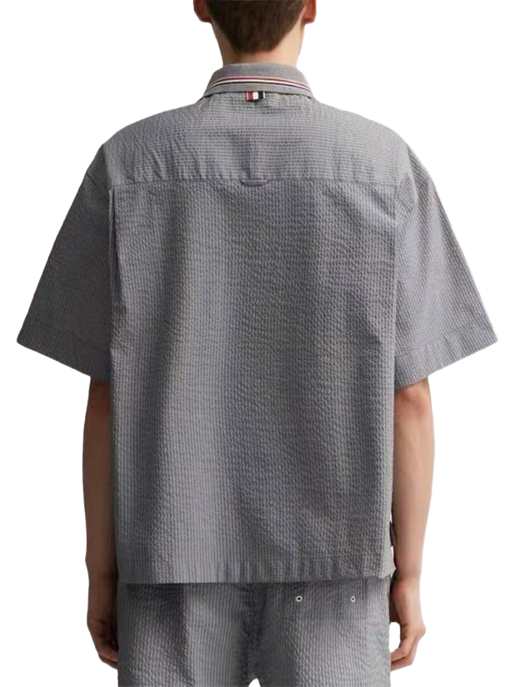 Men's short by Thom Browne, shirt detail view