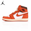 Air Jordan 1 High White-Orange Unisex Sneakers main product view