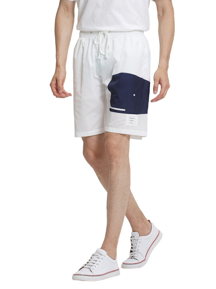 Thom Browne Style Whale Beach Sun Protection Shorts - Quick - Dry Swim Shorts - Image 4