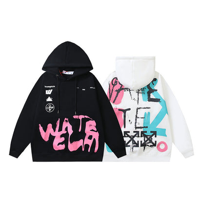 OFF Oversized Pullover Hoodie Light Luxury Station